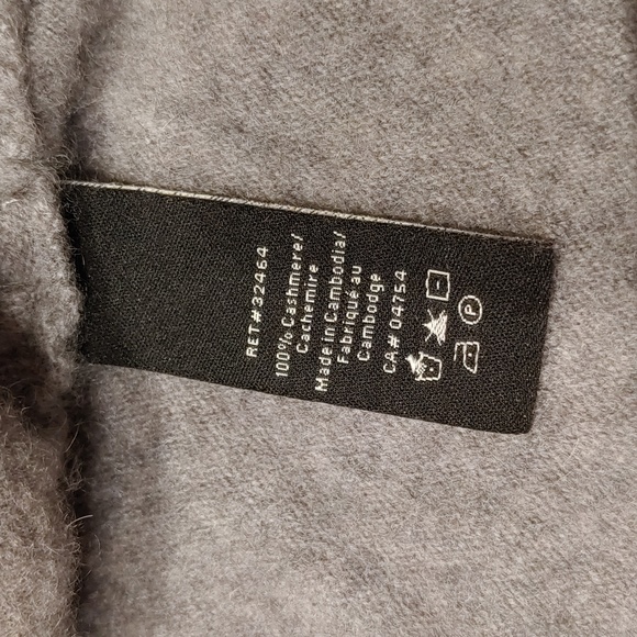 ❄️Jessica Women's 100% Cashmere Gray Shrug Sweater / Cardigan - Picture 3 of 5